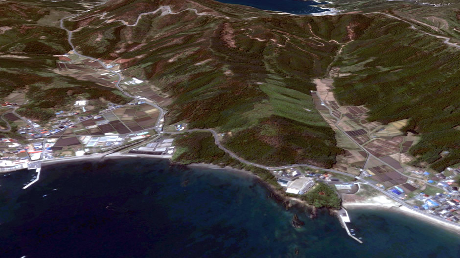 Yagawahama in Miyagi (Oshika Peninsula) (before disaster)