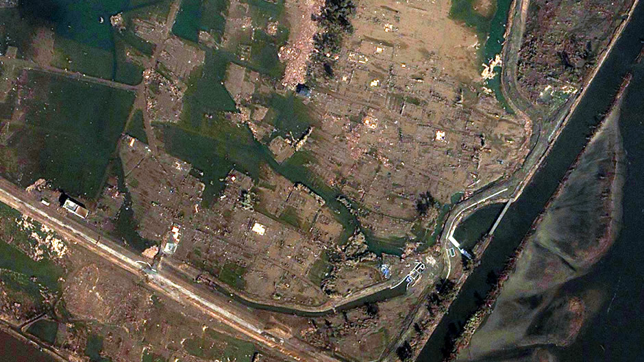 Fujitsuka in Sendai (after disaster)